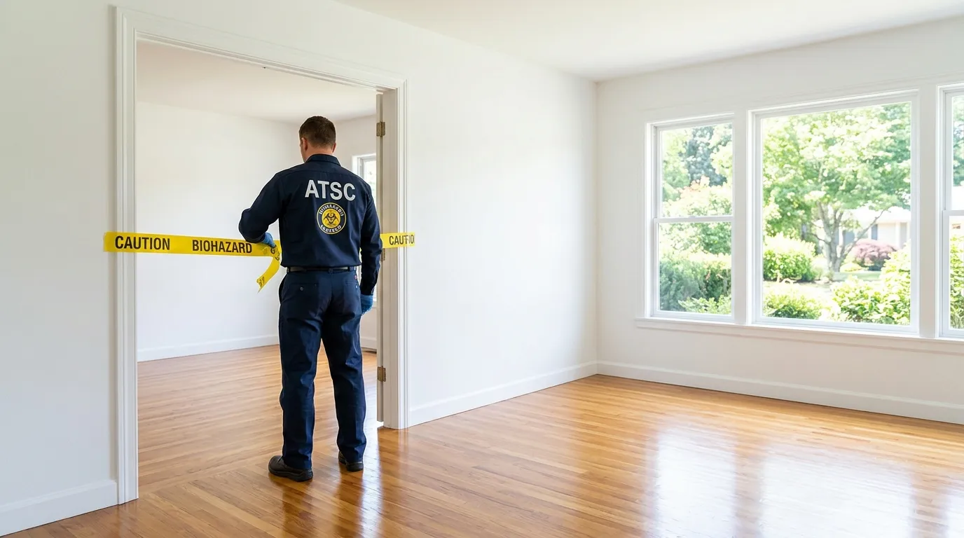 Certified biohazard cleanup crew performing Crime Scene Cleanup in Pryor Creek
