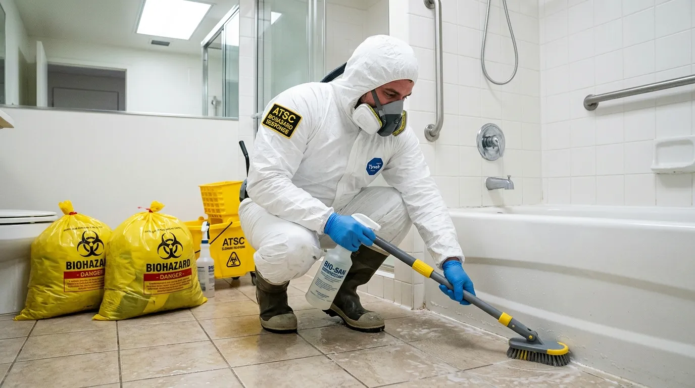 Decontamination equipment deployed for Blood Cleanup in Pryor Creek